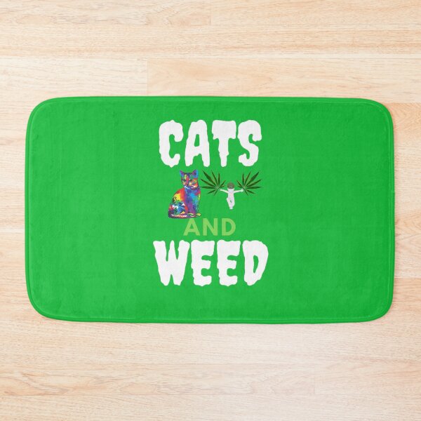 Item preview, Cats And Weed Funny Marijuana, Cannabis, Leaf, 420, Funny Weed designed and sold by BestDesignbySof.
