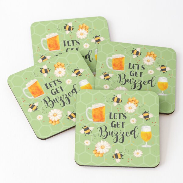 Item preview, Let's Get Buzzed Bumblebees designed and sold by KrisInStitches.