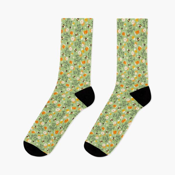 Item preview, Let's Get Buzzed Bumblebees designed and sold by KrisInStitches.