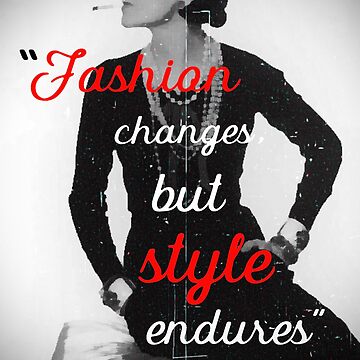 fashion changes, style endures” coco chanel quote Coffee Mug for Sale by  sweet and sour