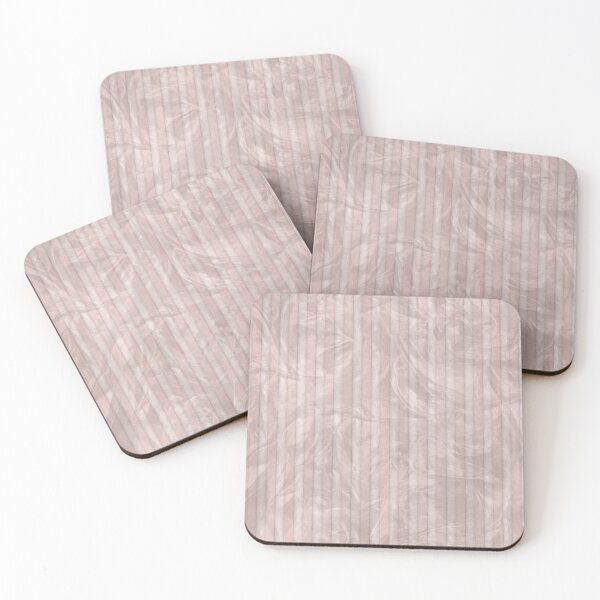 Item preview, Floral Stripes “Champagne Rosé” designed and sold by Brunhilde1001.
