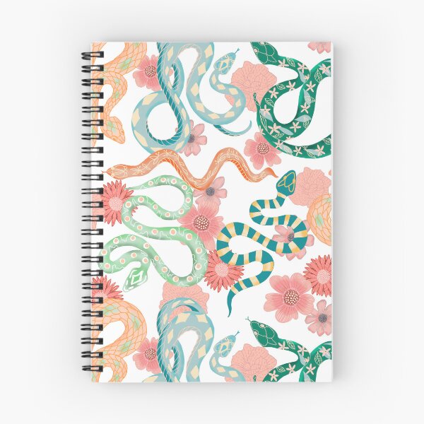 Item preview, serpientes florales designed and sold by Papergrape.