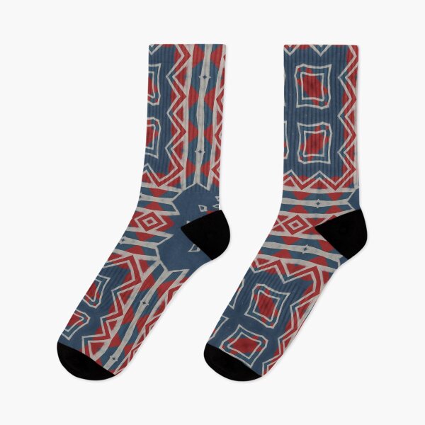 Item preview, Red White and Blue Pattern Artist Jenny Meehan 4 designed and sold by Jenny Meehan Art Prints and Patterns  .