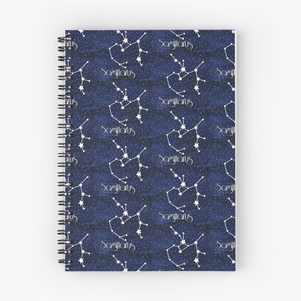 Item preview, Sagittarius Astrology Star Sign on Cosmic Background, Large Sized Repeating Pattern designed and sold by Nicolette Olivier.