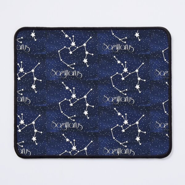 Item preview, Sagittarius Astrology Star Sign on Cosmic Background, Large Sized Repeating Pattern designed and sold by Nicolette Olivier.