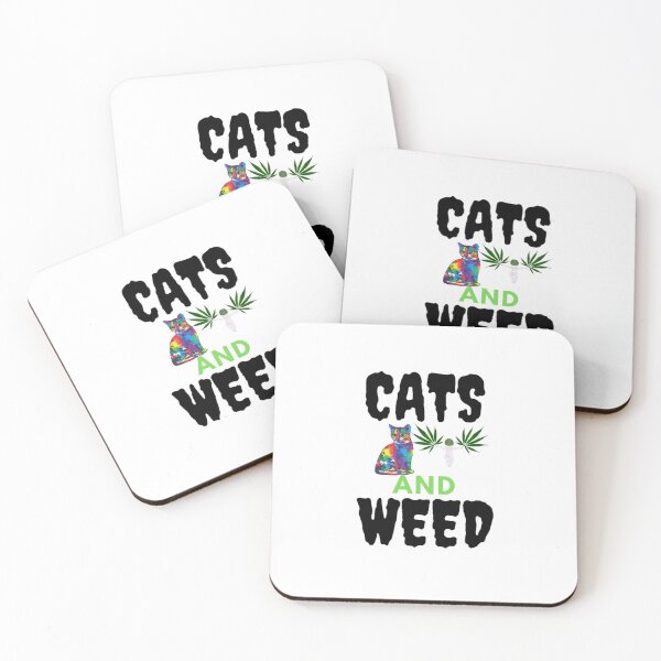 Item preview, Cats And Weed Funny Marijuana, Cannabis, Leaf, 420, Funny Weed designed and sold by BestDesignbySof.