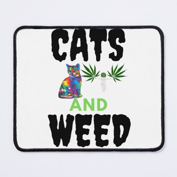 Item preview, Cats And Weed Funny Marijuana, Cannabis, Leaf, 420, Funny Weed designed and sold by BestDesignbySof.