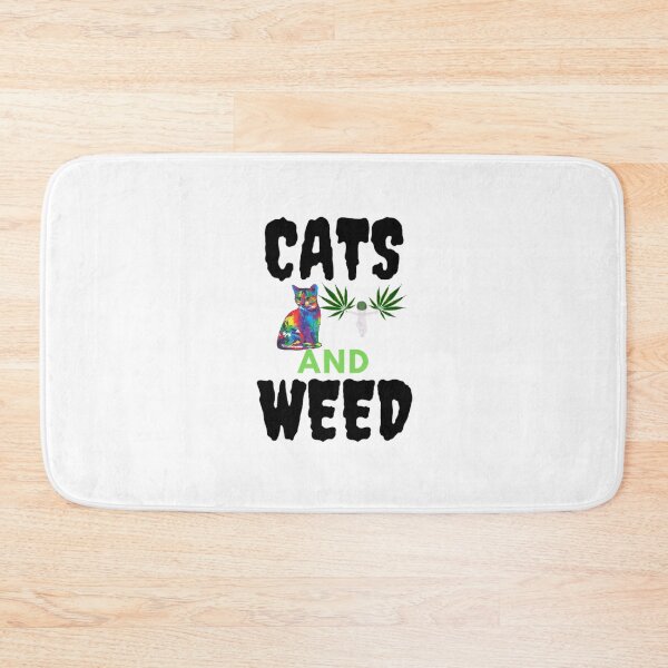 Item preview, Cats And Weed Funny Marijuana, Cannabis, Leaf, 420, Funny Weed designed and sold by BestDesignbySof.