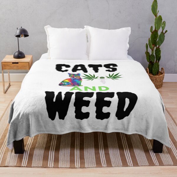 Item preview, Cats And Weed Funny Marijuana, Cannabis, Leaf, 420, Funny Weed designed and sold by BestDesignbySof.