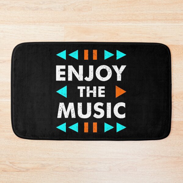 Item preview, Enjoy The Music Always Think To Be Positive Aspire To Inspire Before The Expire Funny Saying Happy Life Apparel Essential Motivation Inspiration Joy Mood designed and sold by DesignByHeartUK.