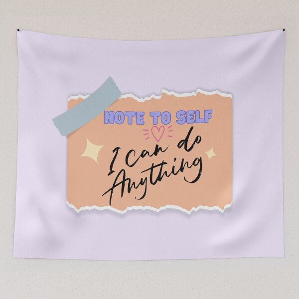 Item preview, Note To Self I Can Do Anything - Positive Affirmation designed and sold by Avani01.