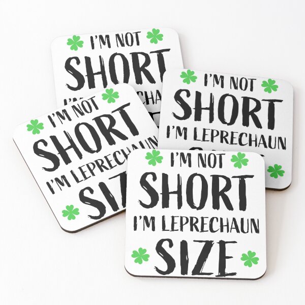Item preview, I'M NOT SHORT I'M LEPRECHAUN SIZE designed and sold by angelescar.