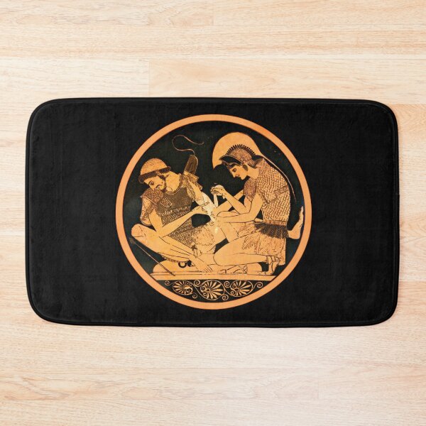Item preview, Achilles and Patroclus - Greek pottery designed and sold by epistemomania.
