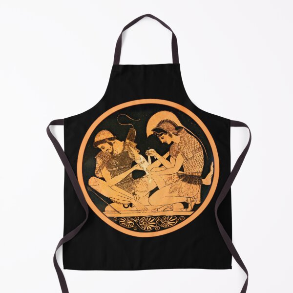 Item preview, Achilles and Patroclus - Greek pottery designed and sold by epistemomania.
