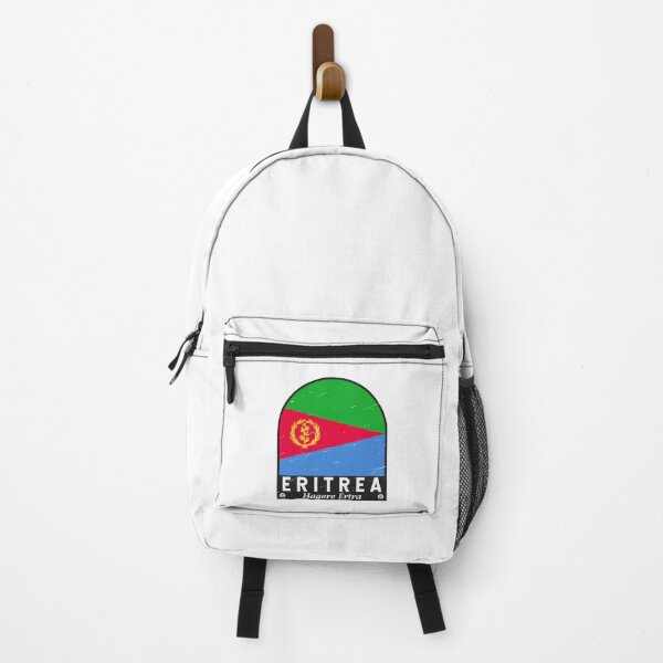 Item preview, Eritrea Flag Emblem Distressed Vintage designed and sold by KrisSidDesigns.