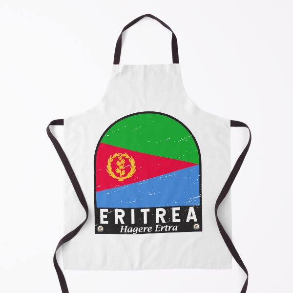 Item preview, Eritrea Flag Emblem Distressed Vintage designed and sold by KrisSidDesigns.