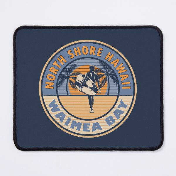 Item preview, Waimea Bay Hawaii Vintage Summer Surfing Design designed and sold by CynthiaGraphics.