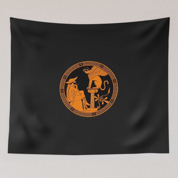Item preview, Oedipus and the Sphinx designed and sold by epistemomania.
