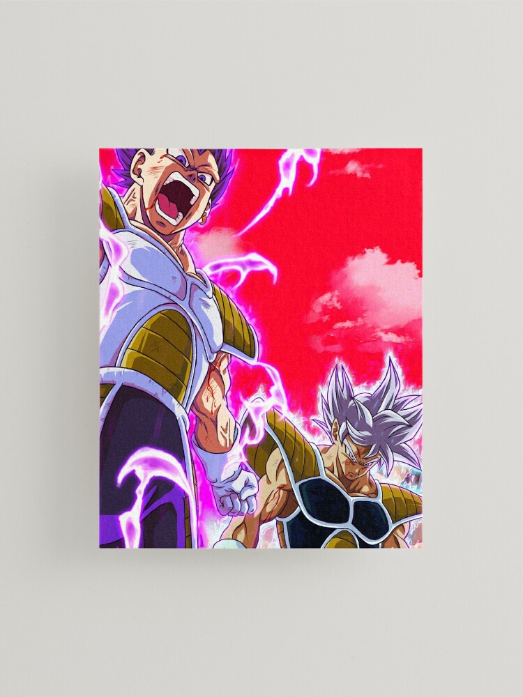 Goku SSJ4 Vegeta SSJ4 DBGT Mounted Print for Sale by Anime and More