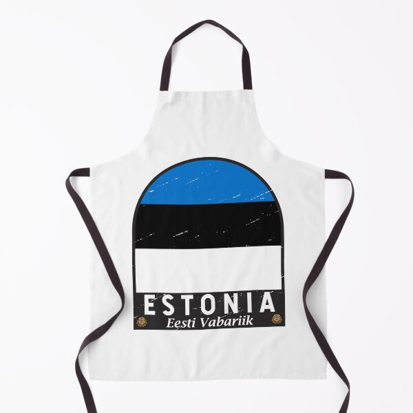 Item preview, Estonia Flag Emblem Distressed Vintage designed and sold by KrisSidDesigns.