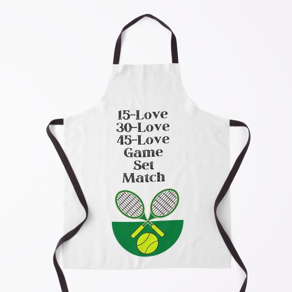Item preview, Love, Game, Set, Match - Tennis is my favorite sport - White - Tennis Court - I LOVE You - Tennis Racket designed and sold by zicutza.