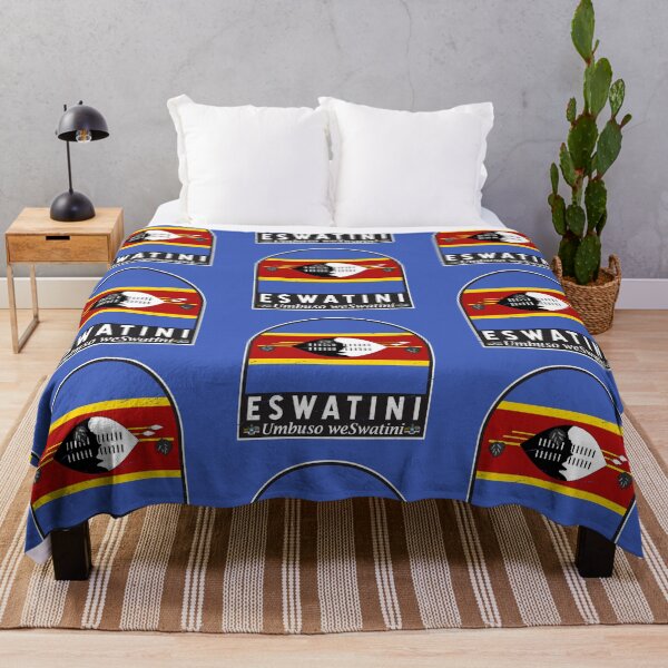 Item preview, Eswatini Flag Emblem Distressed Vintage designed and sold by KrisSidDesigns.