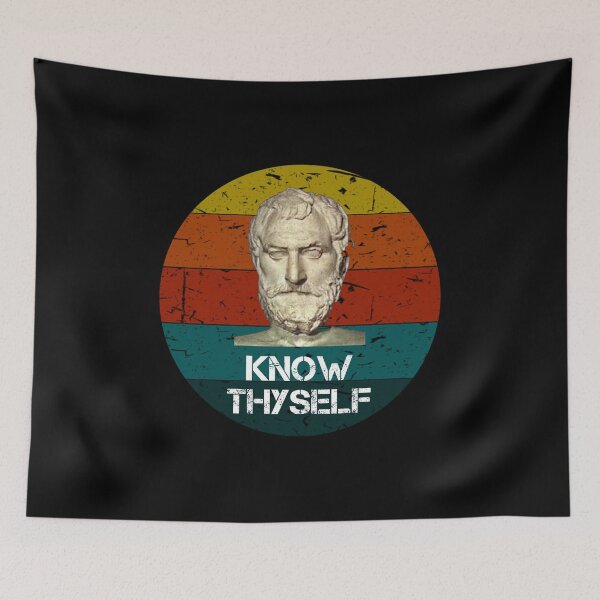 Item preview, Socrates Know Thyself Philosophy Vintage Gifts designed and sold by rachidhaz.