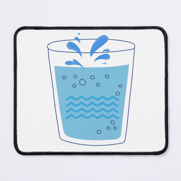 Item preview, Glass of Water Graphic * Black Summer Fishing Appeal Line designed and sold by Yakisha Gates.