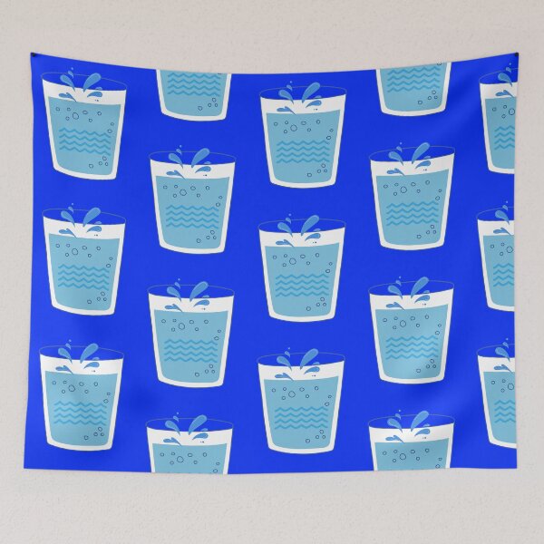 Item preview, Glass of Water Graphic * Black Summer Fishing Appeal Line designed and sold by Yakisha Gates.