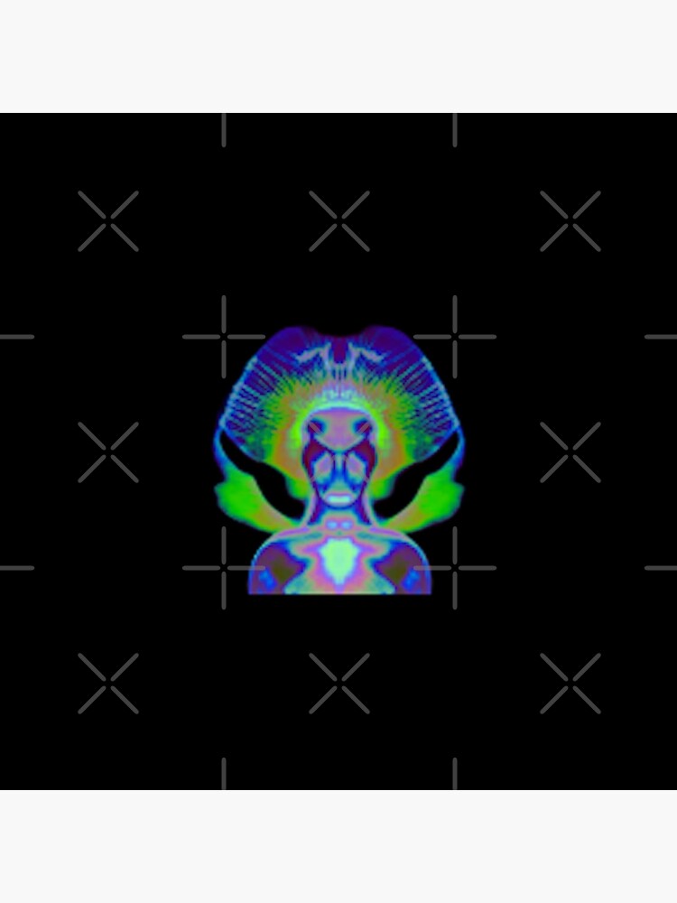 "Mushroom Consciousness AI Glitch Art" Poster for Sale by AintJames