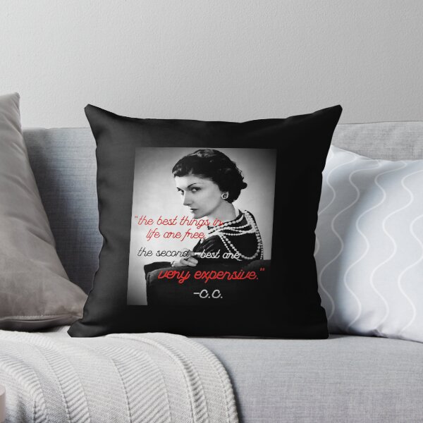 The Best Things In Life, Are Free The Second Best Are Very  Expensive,Inspired,Decor,Fa Throw Pillow by TypoHouse