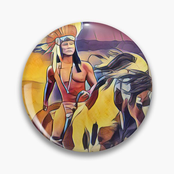 Item preview, Native American Chief on a Horse.  designed and sold by No1Equestrian.