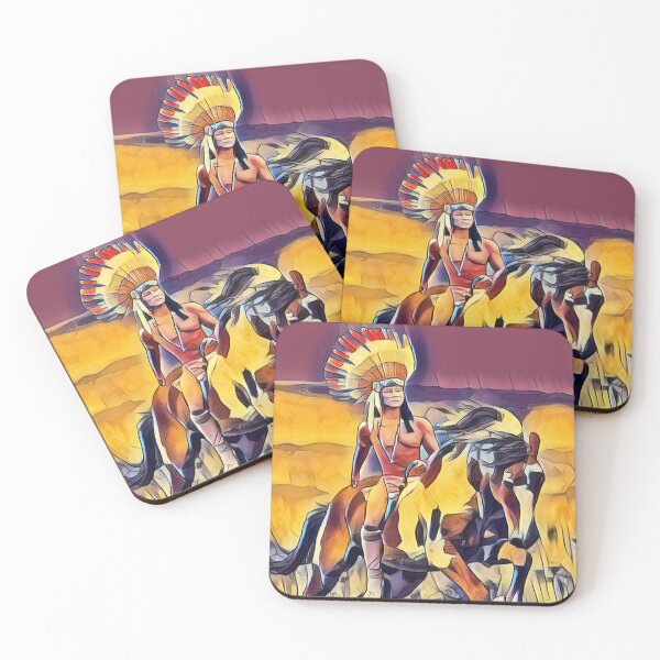 Item preview, Native American Chief on a Horse.  designed and sold by No1Equestrian.