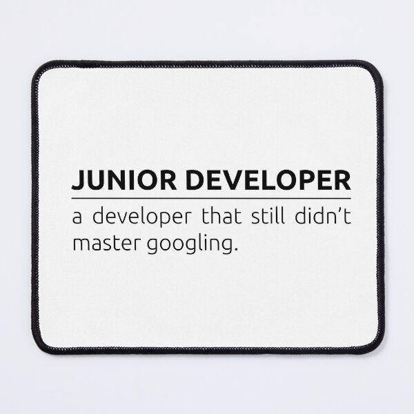 Item preview, Who is junior developer? designed and sold by BeepBoopDesigns.