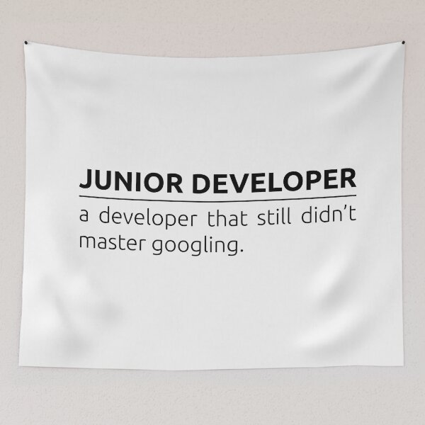 Item preview, Who is junior developer? designed and sold by BeepBoopDesigns.