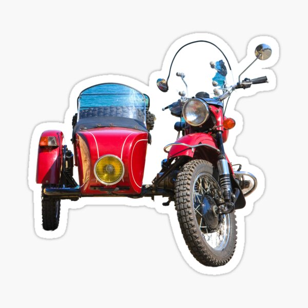 "Sidecar motorcycle Retro vintage " Sticker for Sale by FearthDesign