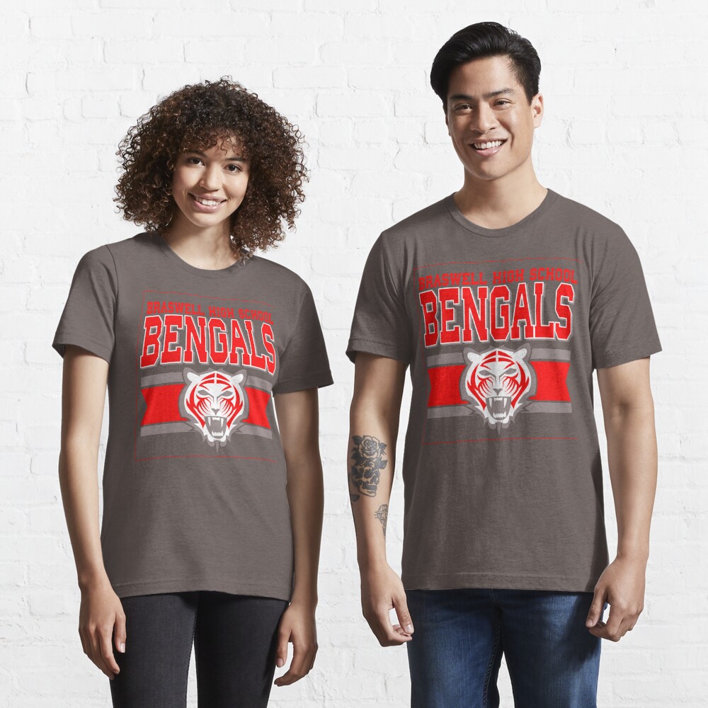 Braswell High School Bengals Fruit of the Loom Women's 5oz Cotton T-Shirt