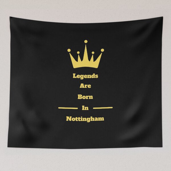 Item preview, Legends are born in Nottingham designed and sold by BritishFashion.