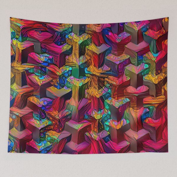 Item preview, 3D Cube Dream 15 designed and sold by DiscoGypsyFish.