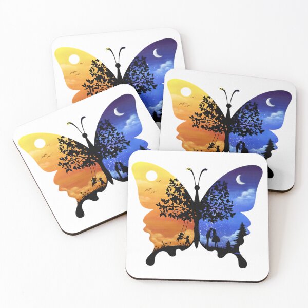 Item preview, Butterfly half day and half night designed and sold by Maryshop1777.