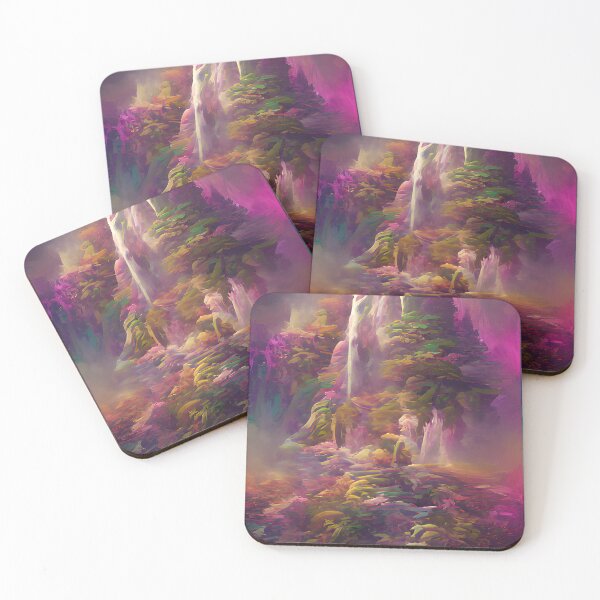 Item preview, Waterfall Sanctuary Mystical Art designed and sold by Holisticfox.