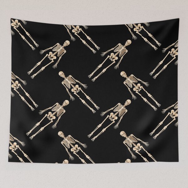 Item preview, Creepy Skeleton Pattern designed and sold by ScienceSource.
