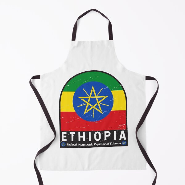 Item preview, Ethiopia Flag Emblem Distressed Vintage designed and sold by KrisSidDesigns.