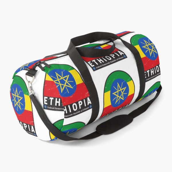 Item preview, Ethiopia Flag Emblem Distressed Vintage designed and sold by KrisSidDesigns.