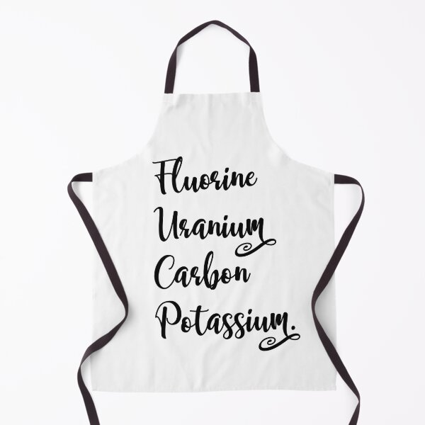 Item preview, Fluorine, uranium, carbon, potassium, Chemistry Joke, Chemical Elements designed and sold by PRINTED ..