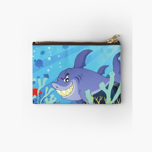 Item preview, cute shark near a reef designed and sold by huape.