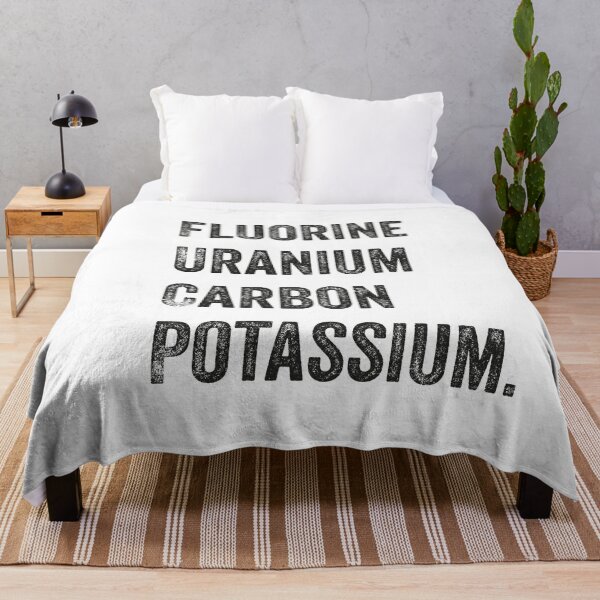 Item preview, Fluorine, uranium, carbon, potassium, Chemistry Joke, Chemical Elements designed and sold by PRINTED ..