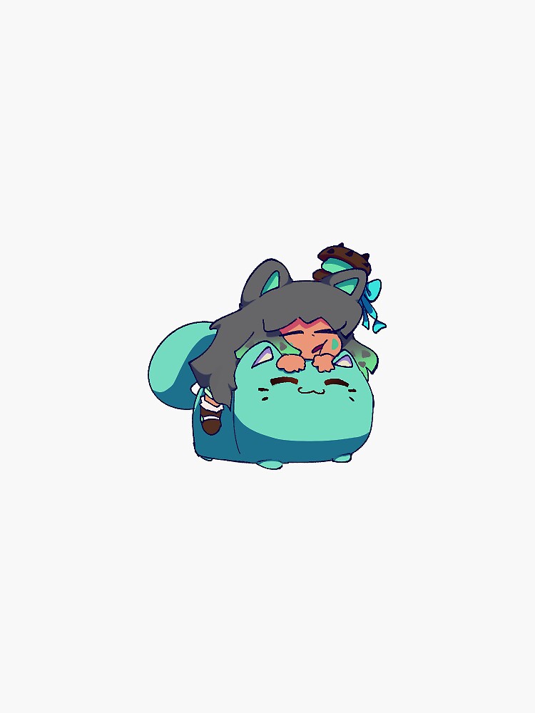 "Mint & Cat" Sticker for Sale by DYaki Redbubble
