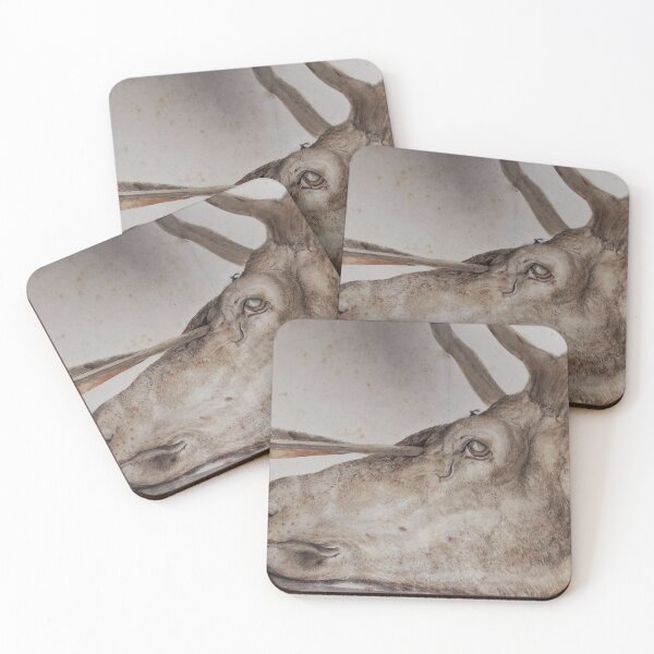 Item preview, Head of stag albercht dürer art paint  designed and sold by Golido.
