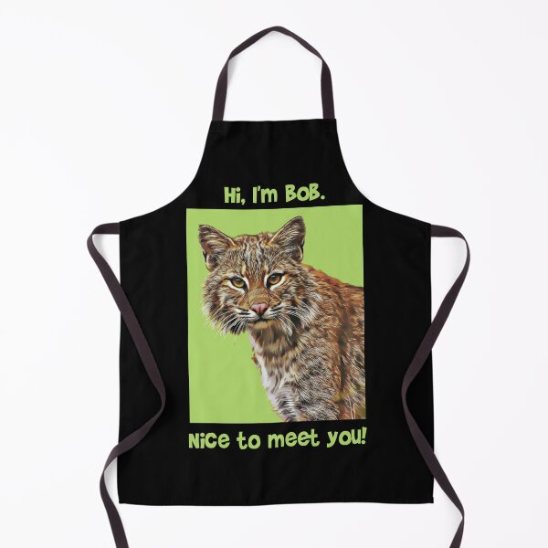 Item preview, "Hi, I'm Bob" Fun Bobcat Design designed and sold by NiftyTees.